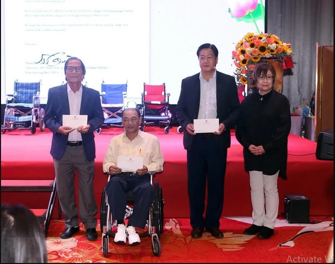 Japanese charity fund presents wheelchairs to Da Nang disabled ảnh 2 Japanese charity fund presents wheelchairs to Da Nang disabled ảnh 2