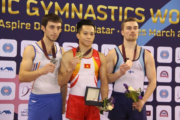 Vietnam pockets golds at gymnastics, taekwondo championships ảnh 1 Vietnam pockets golds at gymnastics, taekwondo championships ảnh 1