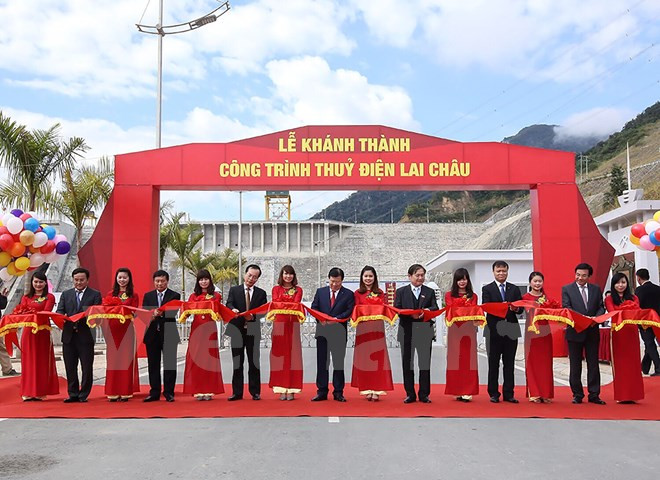 Lai Chau hydropower plant inaugurated ảnh 1 Lai Chau hydropower plant inaugurated ảnh 1