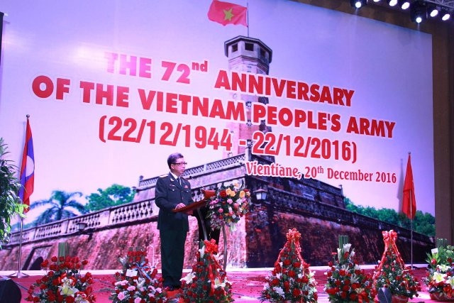 Establishment of Vietnam People’s Army celebrated in Laos ảnh 1