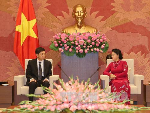 NA Chairwoman receives RoK and Iranian Ambassadors ảnh 1 NA Chairwoman receives RoK and Iranian Ambassadors ảnh 1