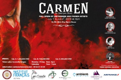 French Carmen opera hits stage in HCM City ảnh 1
