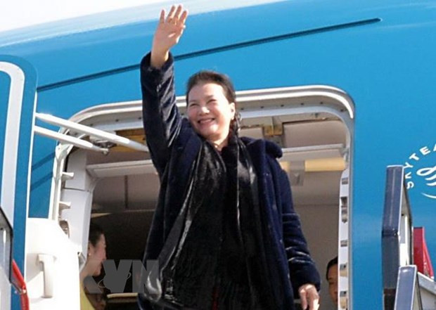 NA leader heads to Qatar for 140th IPU Assembly ảnh 1