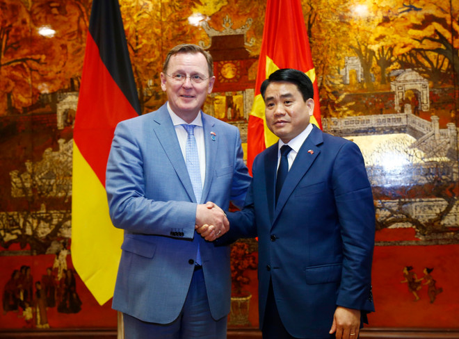 Hanoi boosts cooperation with German locality ảnh 1 Hanoi boosts cooperation with German locality ảnh 1