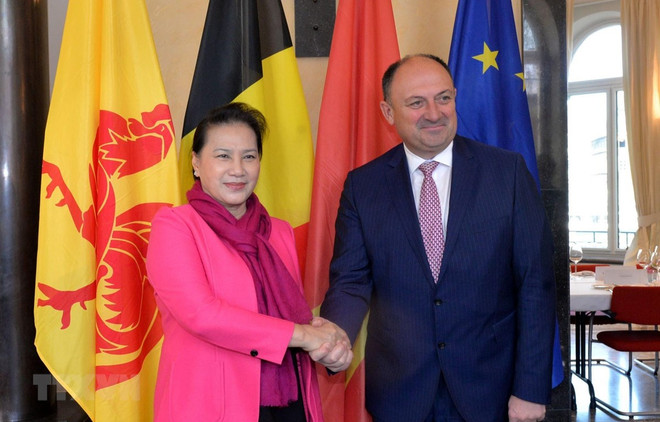 NA Chairwoman meets Wallonia Minister-President ảnh 1 NA Chairwoman meets Wallonia Minister-President ảnh 1
