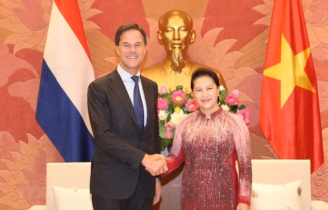 NA Chairwoman meets Dutch Prime Minister ảnh 1