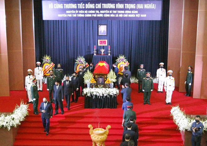 Ceremony held to pay last respects to former Deputy PM Truong Vinh Trong ảnh 1 Ceremony held to pay last respects to former Deputy PM Truong Vinh Trong ảnh 1