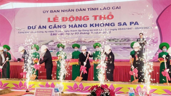Construction on Sa Pa airport begins ảnh 1 Construction on Sa Pa airport begins ảnh 1