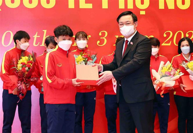 NA Chairman congratulates women’s football team on Int’l Women’s Day ảnh 2 NA Chairman congratulates women’s football team on Int’l Women’s Day ảnh 2
