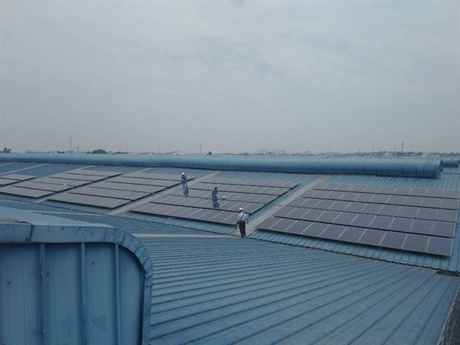 Vietnam’s largest rooftop solar power system put into operation ảnh 1