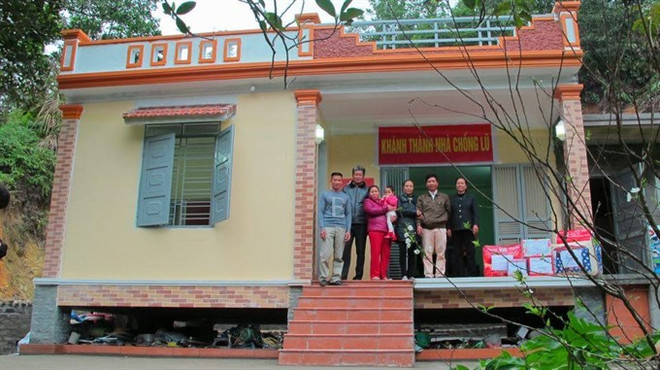 Project helps build flood resistant homes for the needy ảnh 1 Project helps build flood resistant homes for the needy ảnh 1