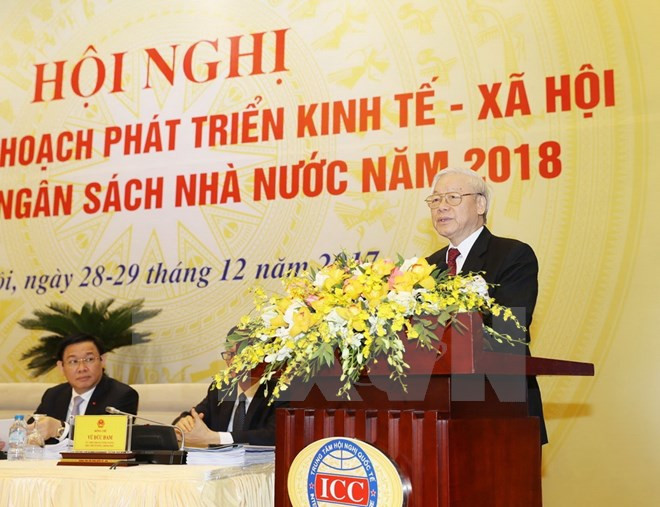 Priority should be given to perfecting market economic institution: Party chief ảnh 1