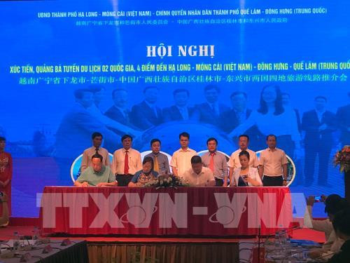 Quang Ninh fosters tourism cooperation with Chinese locality ảnh 1