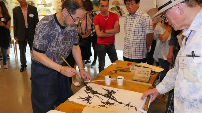 90 international artists display works at exhibition ảnh 1 90 international artists display works at exhibition ảnh 1