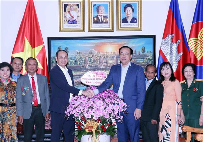 Greetings extended to Cambodia on 45th anniversary of January 7 Victory ảnh 1 Greetings extended to Cambodia on 45th anniversary of January 7 Victory ảnh 1