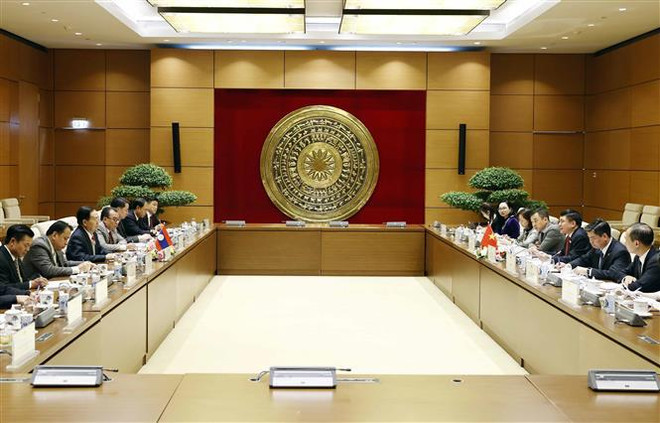 Vietnam, Laos work closely in compiling documents on NA relations ảnh 1