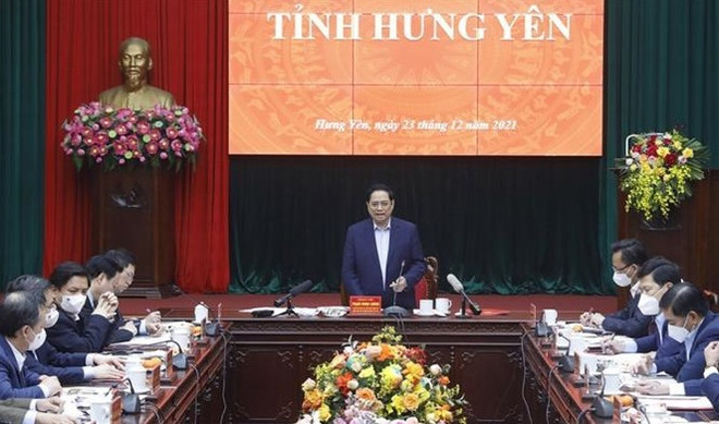 PM urges Hung Yen province to strive for fast, sustainable development ảnh 1 PM urges Hung Yen province to strive for fast, sustainable development ảnh 1