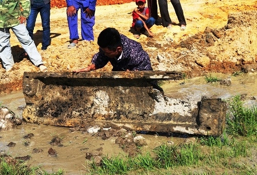 Ancient tomb unearthed in Ha Tinh ảnh 1 Ancient tomb unearthed in Ha Tinh ảnh 1
