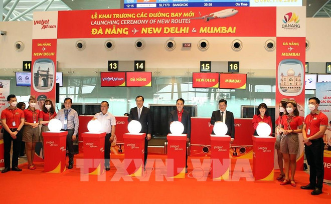 Vietjet Air launches new routes link Da Nang with Mumbai, New Delhi ảnh 1