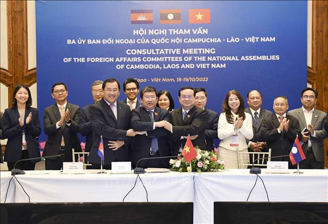 Vietnam, Laos, Cambodia NAs work hard to boost cooperation ảnh 2 Vietnam, Laos, Cambodia NAs work hard to boost cooperation ảnh 2