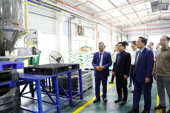 Plastic factory using circular recycling technology inaugurated in Hai Duong ảnh 2 Plastic factory using circular recycling technology inaugurated in Hai Duong ảnh 2