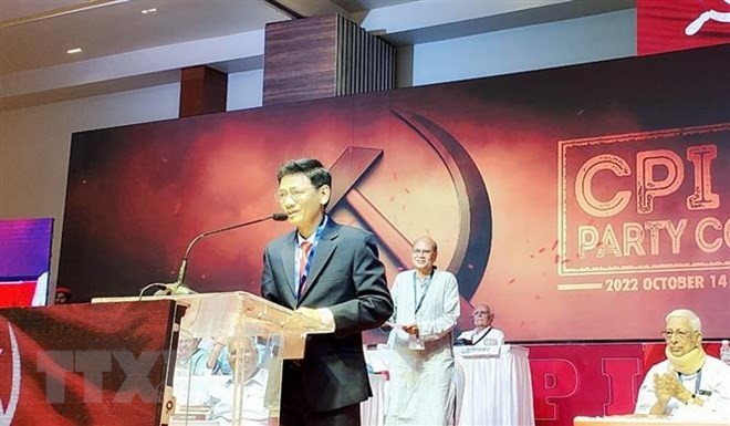 Vietnam attends 24th Congress of Communist Party of India ảnh 1