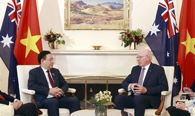 Top Vietnamese legislator meets with Australian Governor-General ảnh 1 Top Vietnamese legislator meets with Australian Governor-General ảnh 1
