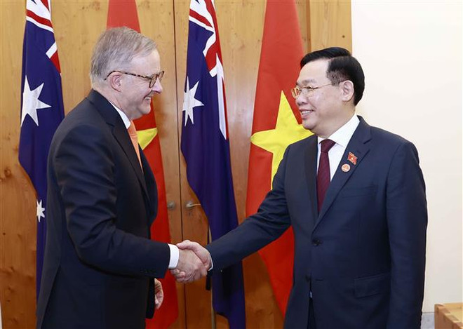 NA Chairman meets with Australian Prime Minister ảnh 1 NA Chairman meets with Australian Prime Minister ảnh 1