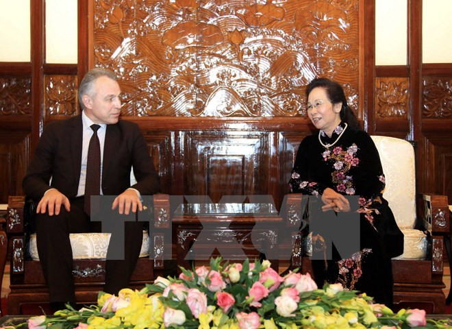 Vice President supports stronger trade union ties with Belarus ảnh 1