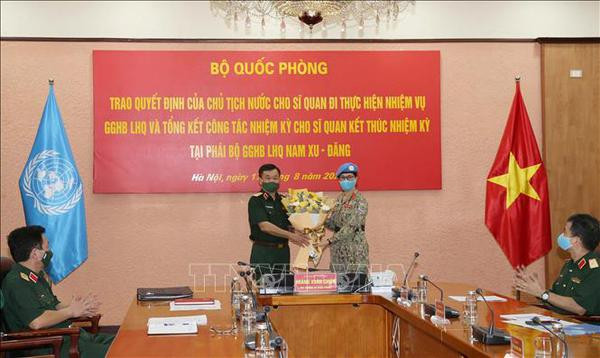 Another female officer assigned to UN peacekeeping mission ảnh 1 Another female officer assigned to UN peacekeeping mission ảnh 1