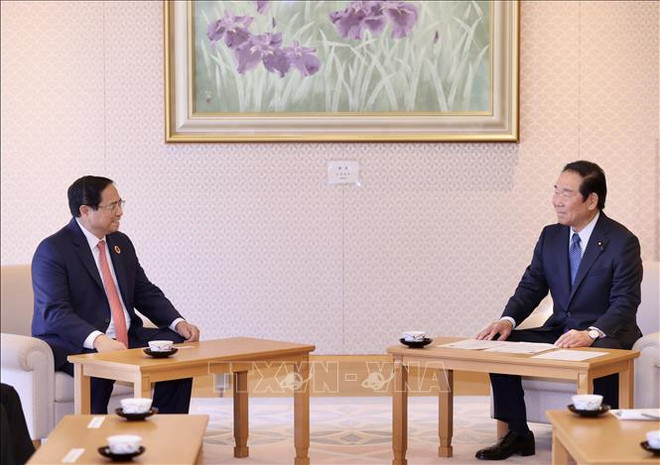 PM meets with leaders of Japanese National Diet ảnh 2