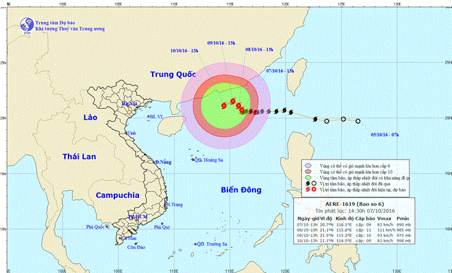 Extremely rough seas foreseen for northern East Sea ảnh 1