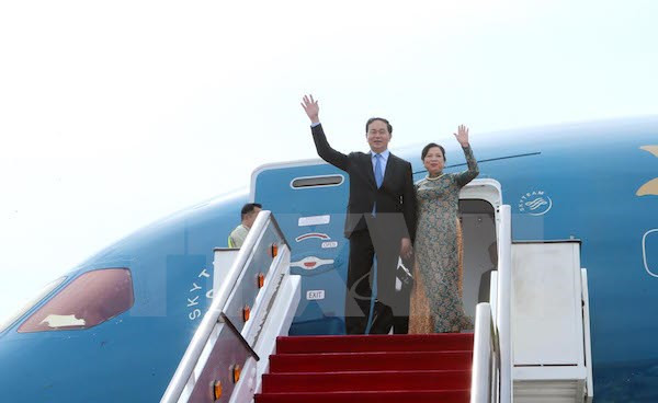 Vietnamese President starts State visit to Singapore ảnh 1 Vietnamese President starts State visit to Singapore ảnh 1