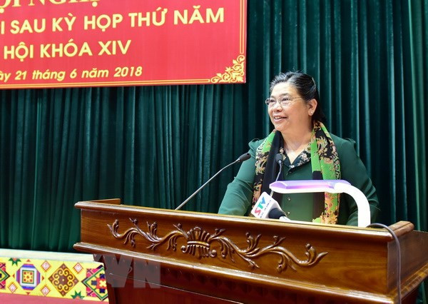 NA Vice Chairwoman meets voters in Son La ảnh 1