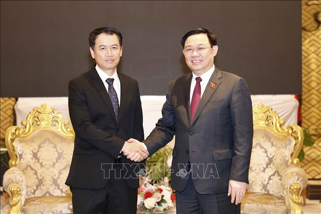 NA Chairman receives President of State Audit Organisation, meets former leader of Laos ảnh 1 NA Chairman receives President of State Audit Organisation, meets former leader of Laos ảnh 1