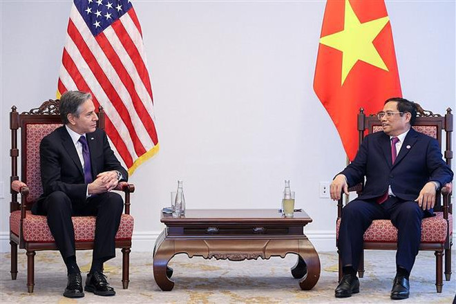 PM receives US Secretary of State ảnh 1