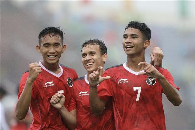 Indonesia win over Myanmar, getting ticket to SEA Games 31 football semi-finals ảnh 1