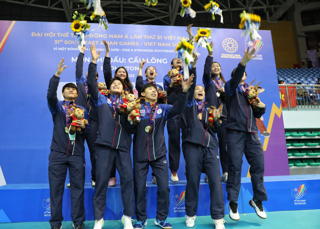 SEA Games 31: Thailand wins gold medal in women's team badminton ảnh 1 SEA Games 31: Thailand wins gold medal in women's team badminton ảnh 1
