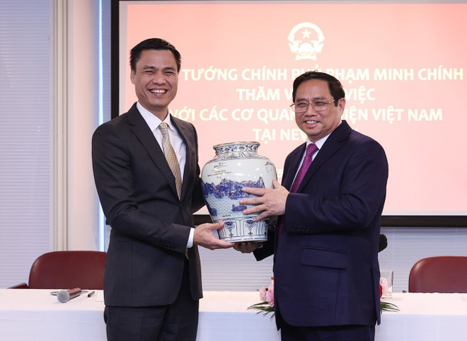 PM meets Permanent Delegation of Vietnam to the UN ảnh 1 PM meets Permanent Delegation of Vietnam to the UN ảnh 1