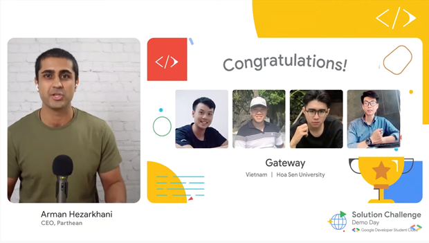 Vietnamese team wins Google Solution Challenge 2022 for first time ảnh 1