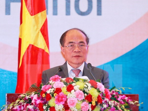 National Assembly Chairman leaves for US visit ảnh 1