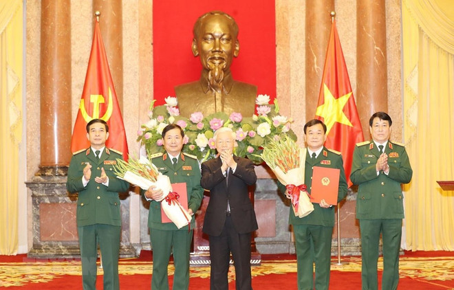 Military officers promoted to Senior Lieutenant General ảnh 1 Military officers promoted to Senior Lieutenant General ảnh 1