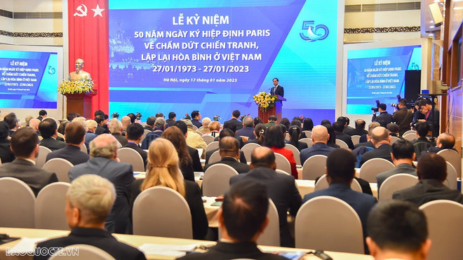 50th anniversary of Paris Peace Accords celebrated in Hanoi ảnh 1 50th anniversary of Paris Peace Accords celebrated in Hanoi ảnh 1