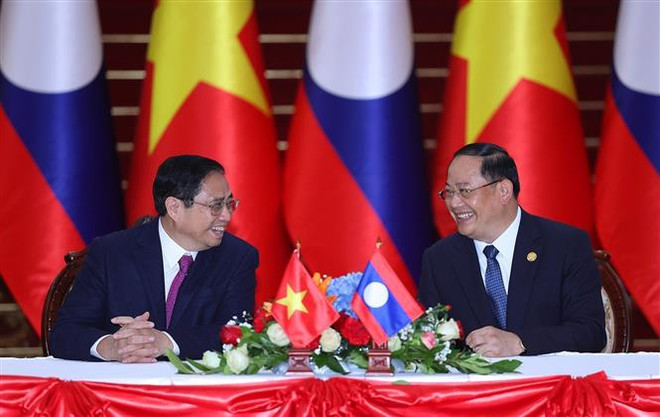 Prime Minister concludes visit to Laos with success ảnh 2 Prime Minister concludes visit to Laos with success ảnh 2