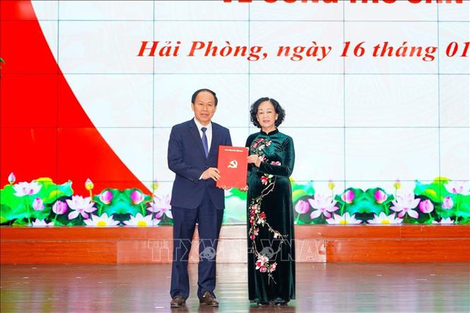 Hai Phong city has new Party Committee Secretary ảnh 1