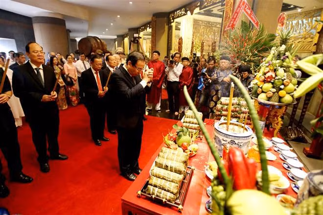 Hung Kings remembered on occasion of Tet ảnh 1