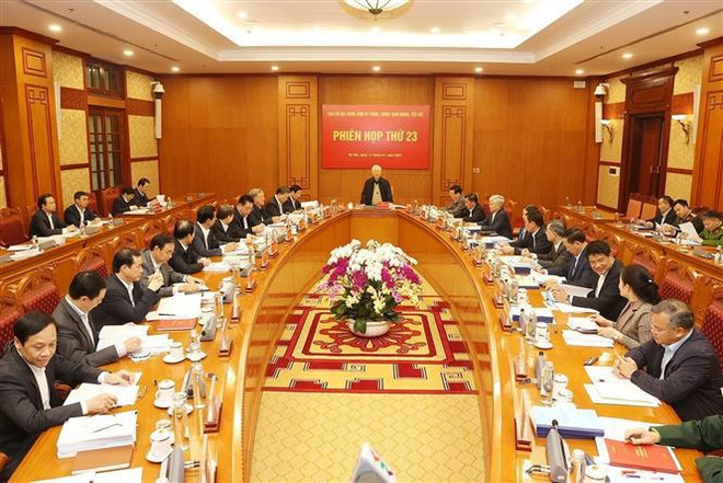 Party chief chairs anti-corruption central steering committee’s session ảnh 1 Party chief chairs anti-corruption central steering committee’s session ảnh 1
