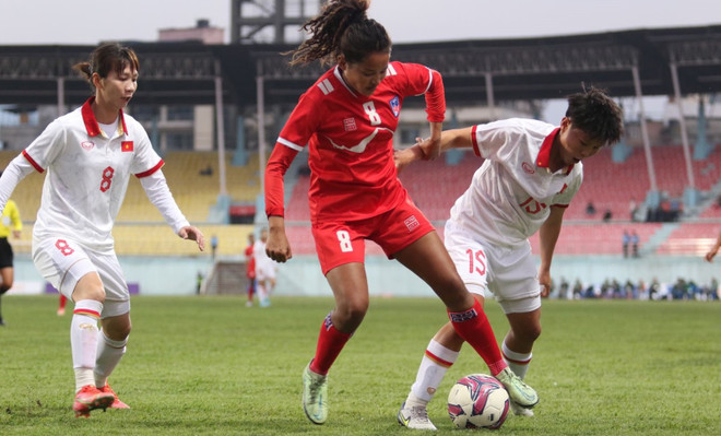 Vietnam win 5-1 over Nepal in Olympic Paris 2024 women's football qualifier ảnh 1
