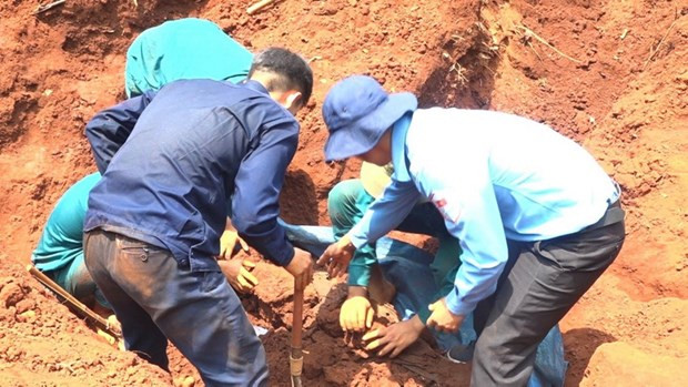 Remains of 20 fallen soldiers found in a hamlet in Binh Phuoc ảnh 1 Remains of 20 fallen soldiers found in a hamlet in Binh Phuoc ảnh 1