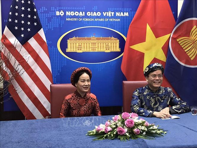 Vietnamese expats in US celebrate Tet in virtual gathering ảnh 1 Vietnamese expats in US celebrate Tet in virtual gathering ảnh 1